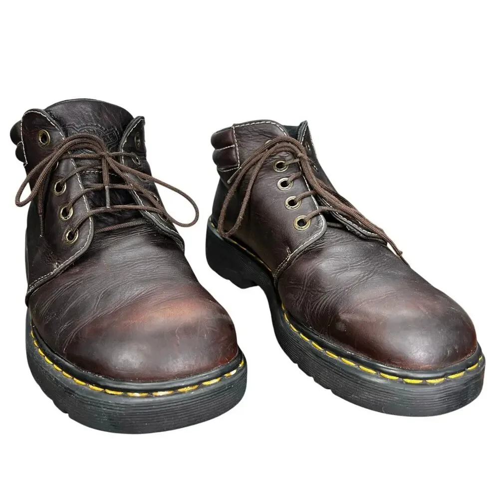 Vintage Dr. Martens 9231 Made In England Brown Chukka Boot Size 10 US 11